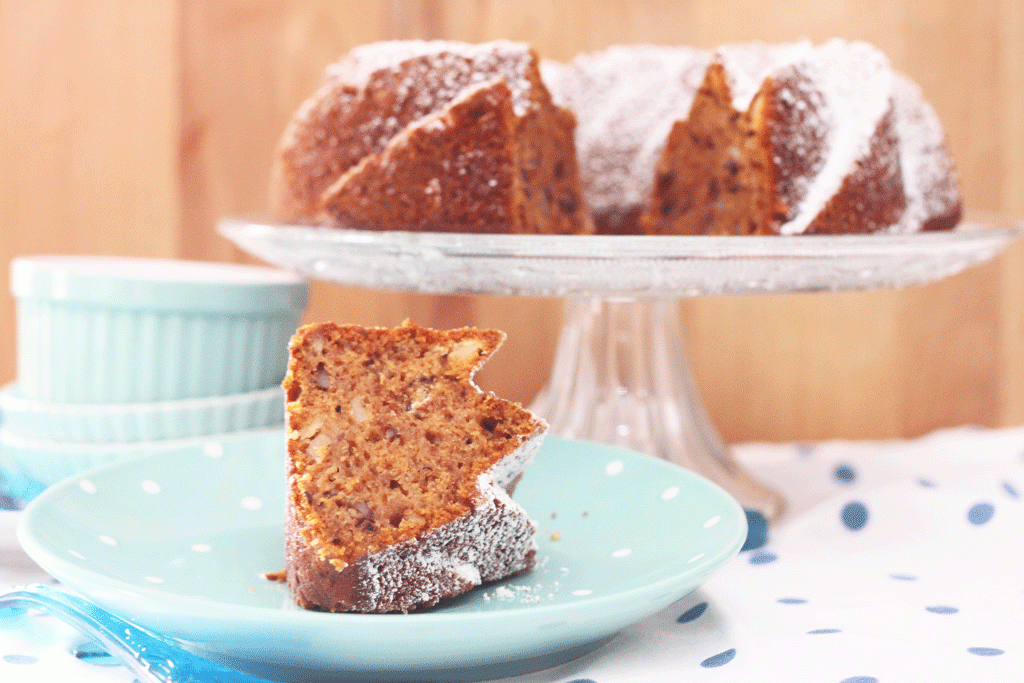 Bundt cake de calabaza y nueces
