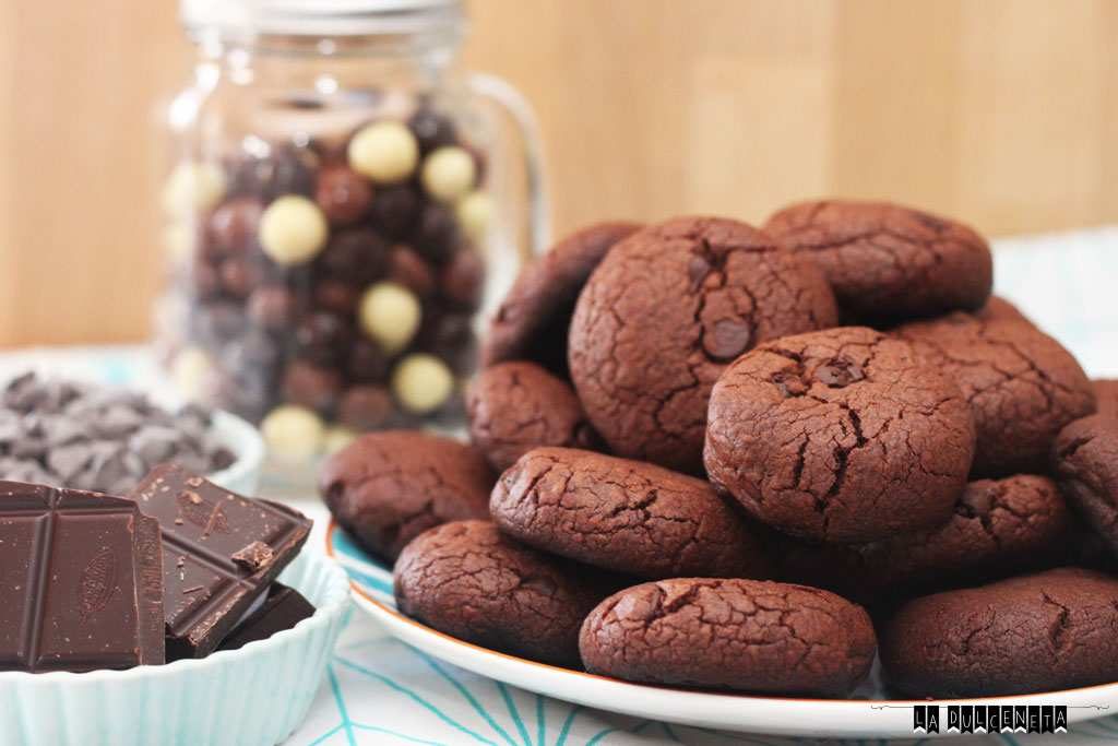 galletas triple chocolate galletas triple chocolate