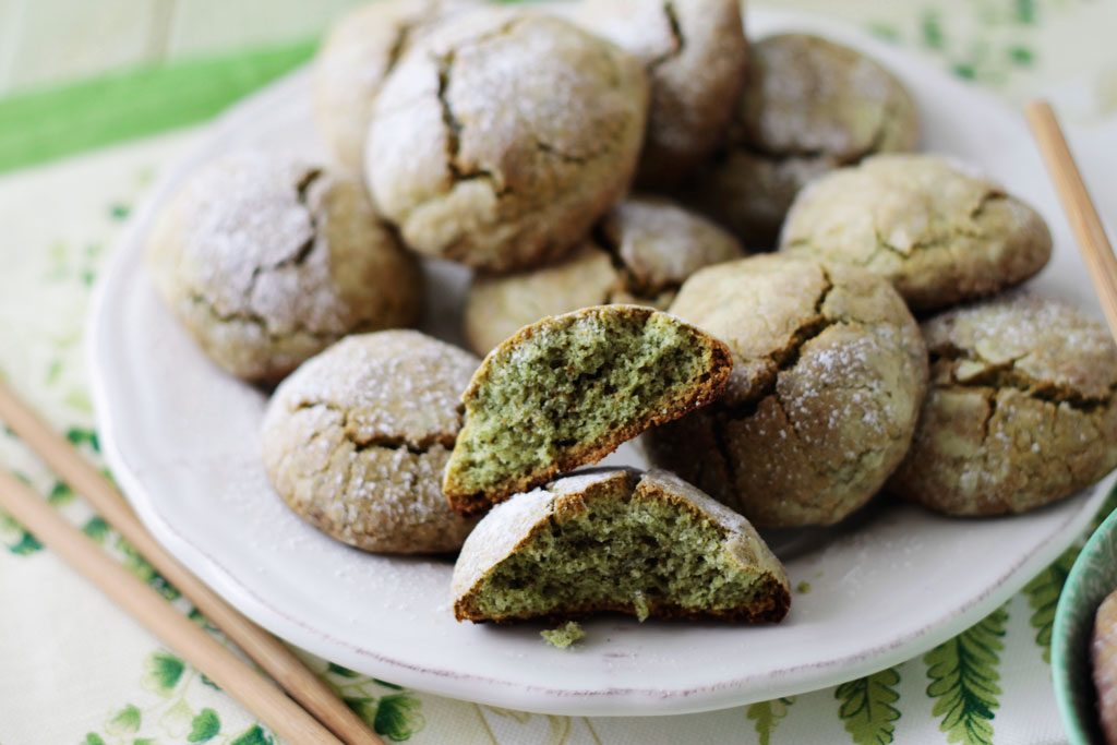 galletas de té matcha galletas de té matcha