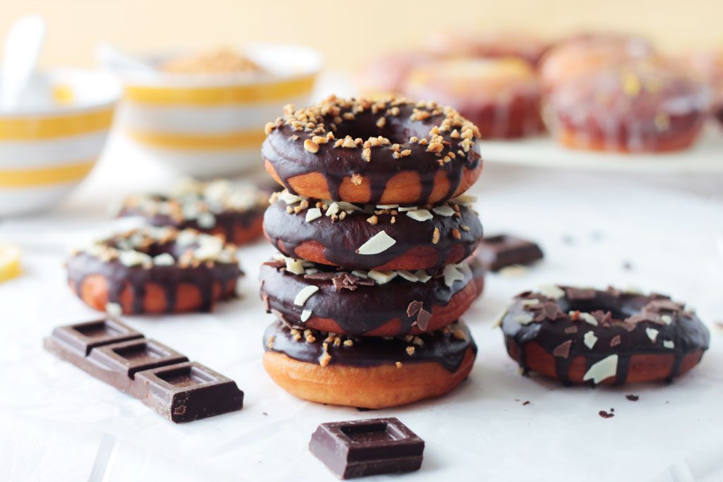 donuts glaseado choco limón donuts glaseado choco limón